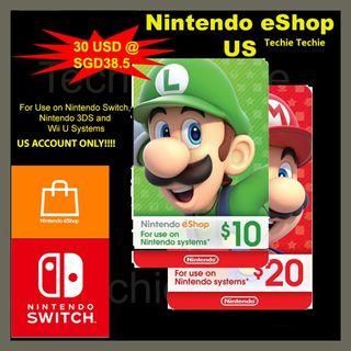 Nintendo eShop USD 30