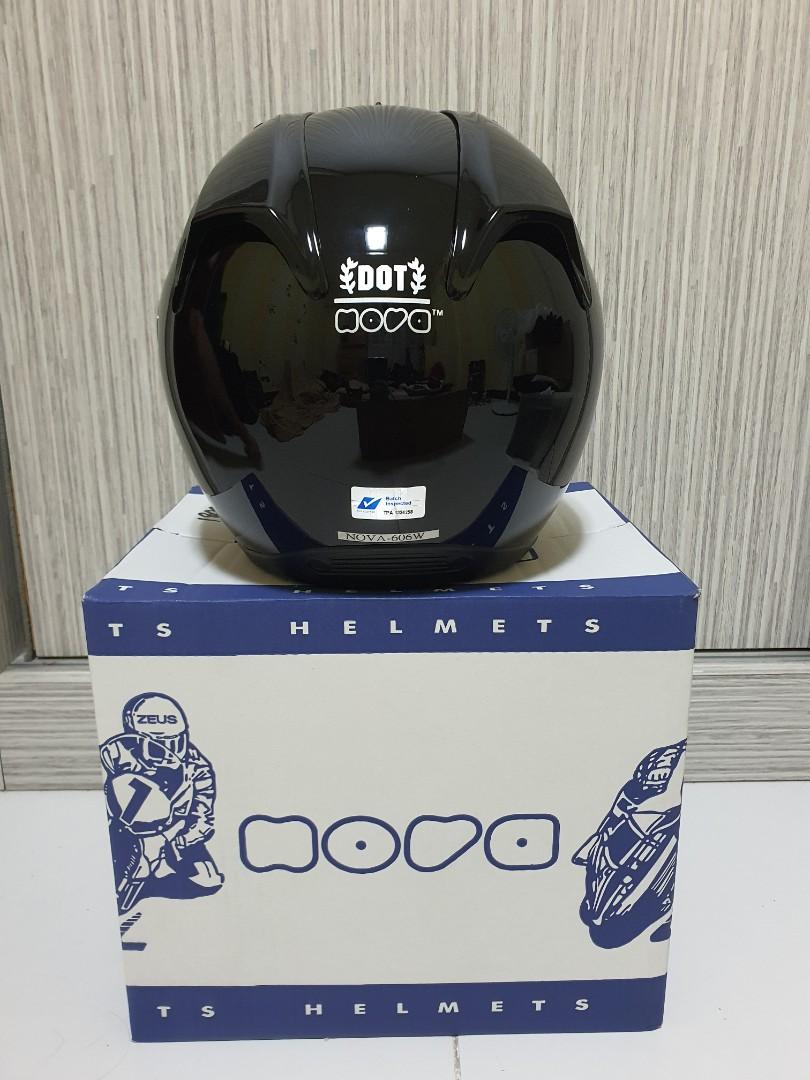 Nova Dot Helmet, Motorcycles, Motorcycle Apparel on Carousell
