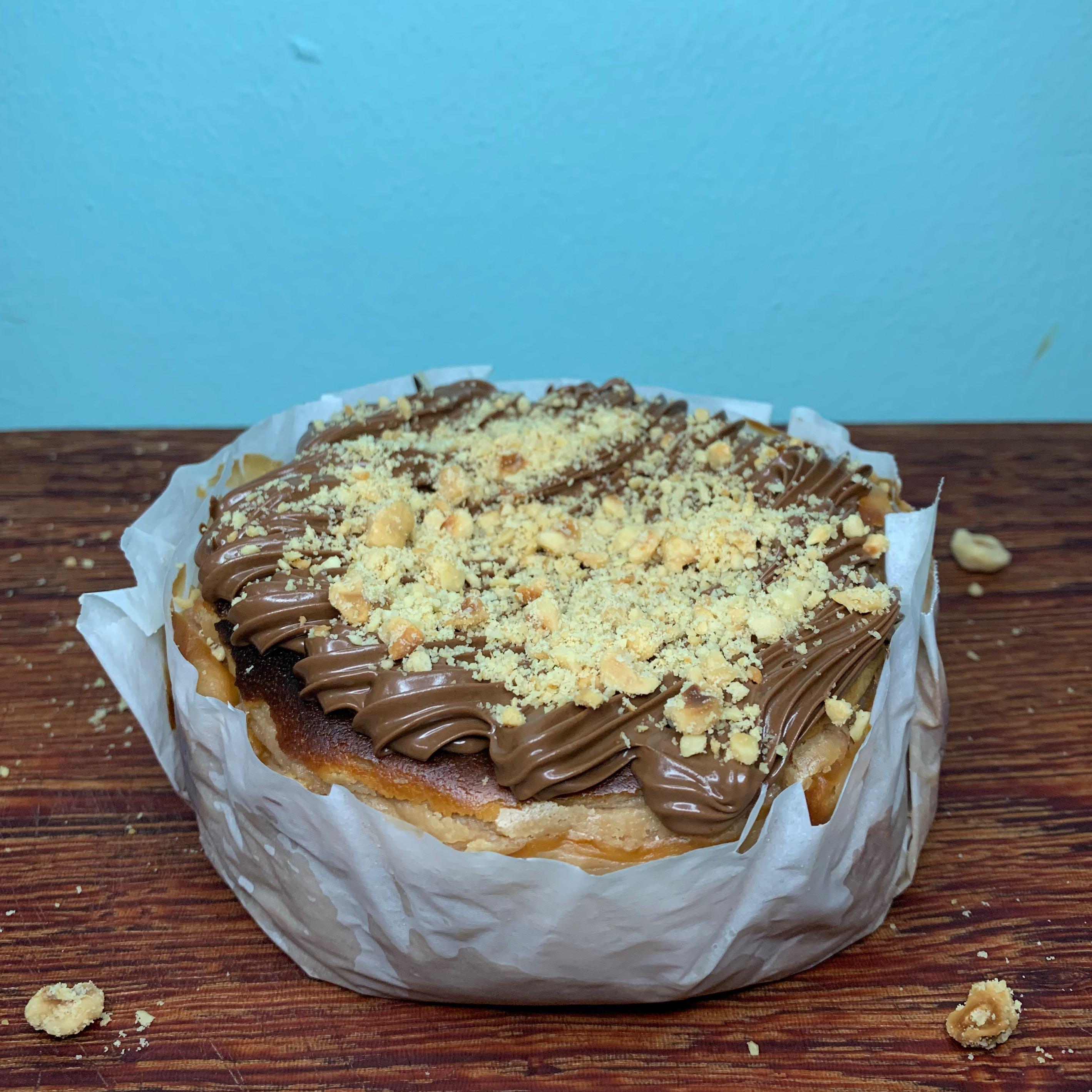 Nutella Basque Burnt Cheesecake Food Drinks Baked Goods On Carousell