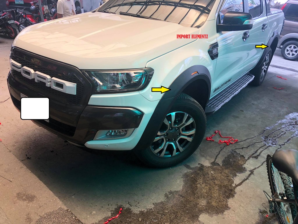 ️OEM Slim Fender Flare with Reflector for Ford Ranger Xlt Xls Fx4 Wildtrak & Nissan Navara Np300