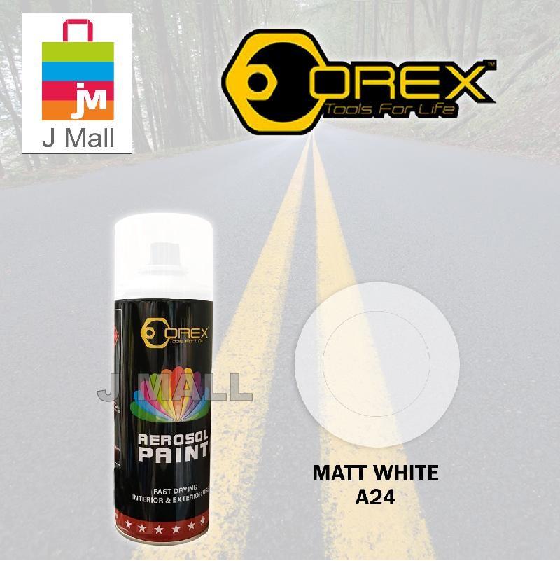 Orex Aerosol Paint A24 Matt White Design Craft Craft