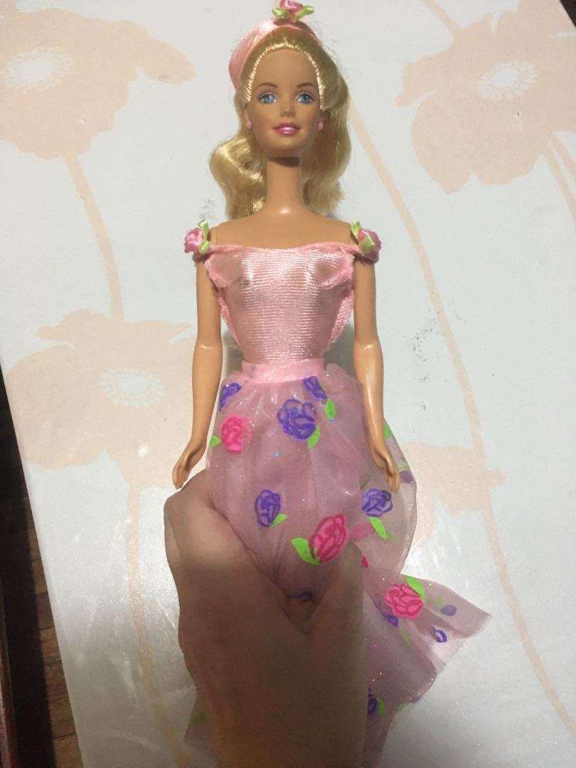 Barbie with 2024 retractable hair