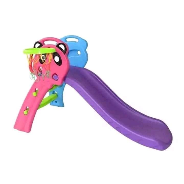 Panda Kiddie Slide (Category: Infant Playtime) located in Manila. Submitted by annafinds (Listing ID 1014784623, Image 3). Description: 2in1 Panda Slide:P2,499 Ages:1-7yo W/ basketball W/ pump Payment thru Bpi and Gcash only Plus delivery fee via Lalamove/Mr Speedy Sure orders only 09055085959.