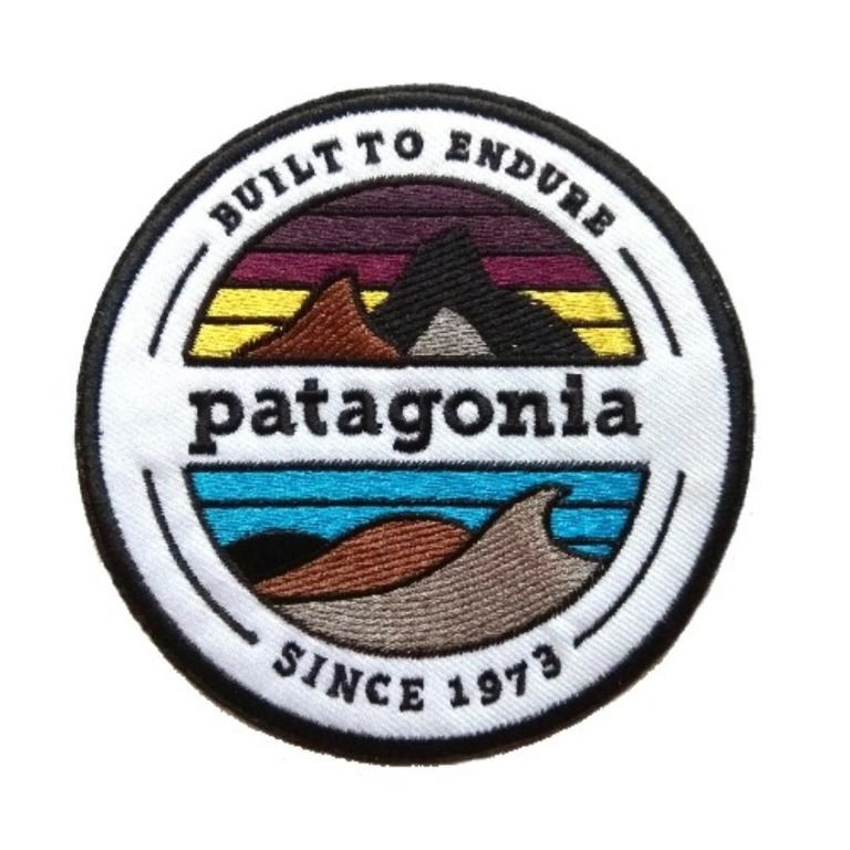 Patagonia Logo Built To Endure Iron On Patch, Hobbies & Toys ...