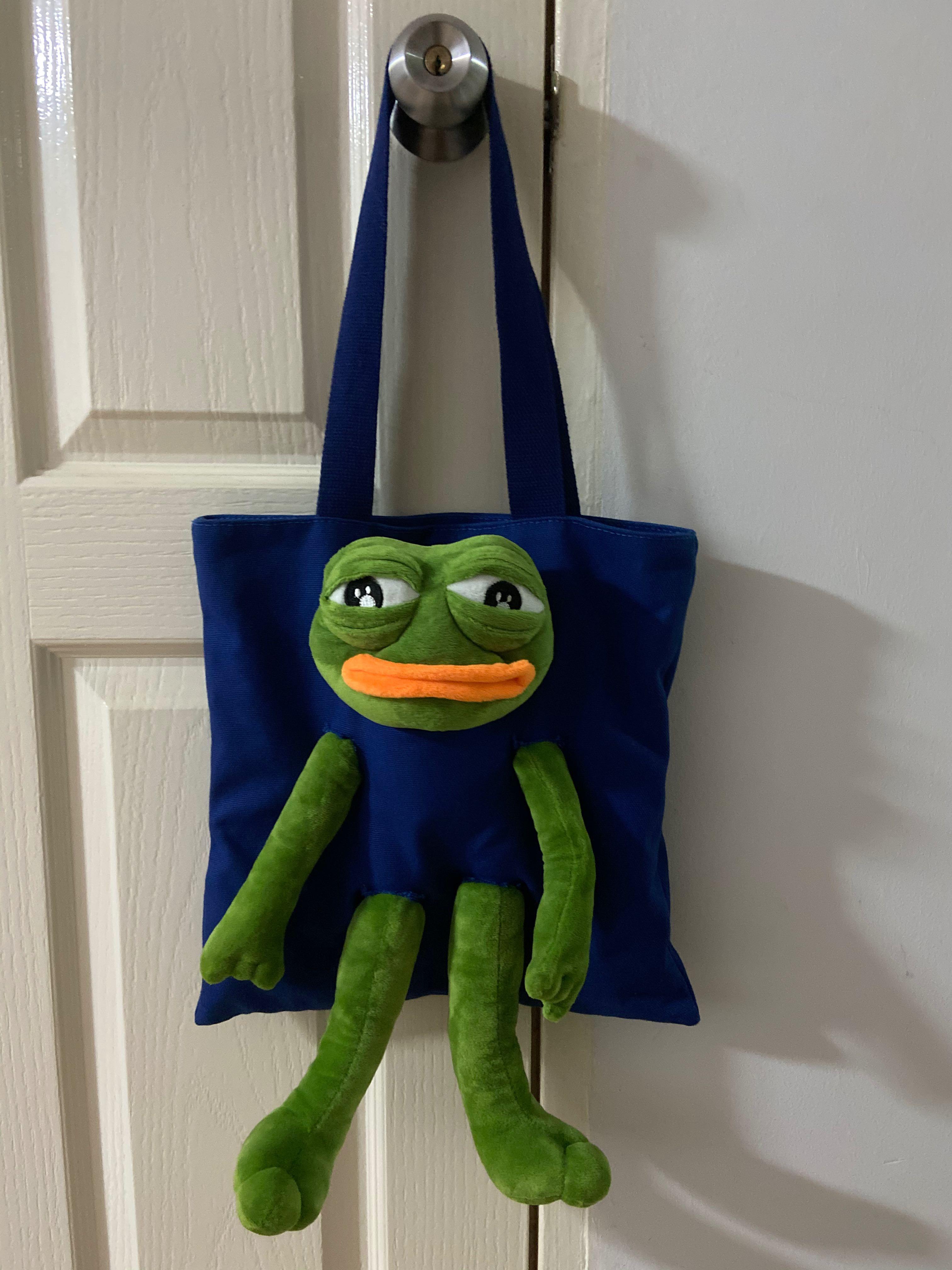 Pepe the frog tote bag