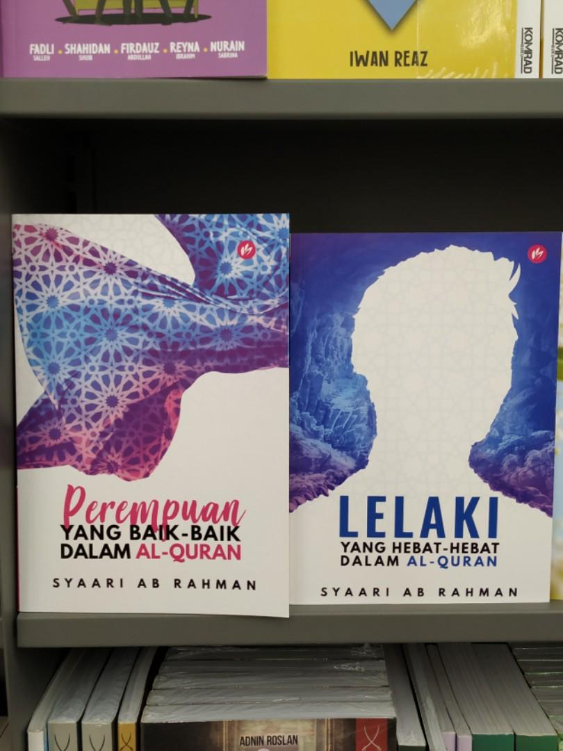 Perempuan Yang Baik Baik Dalam Al Quran Lelaki Yang Hebat Hebat Dalam Al Quran Books Stationery Books On Carousell
