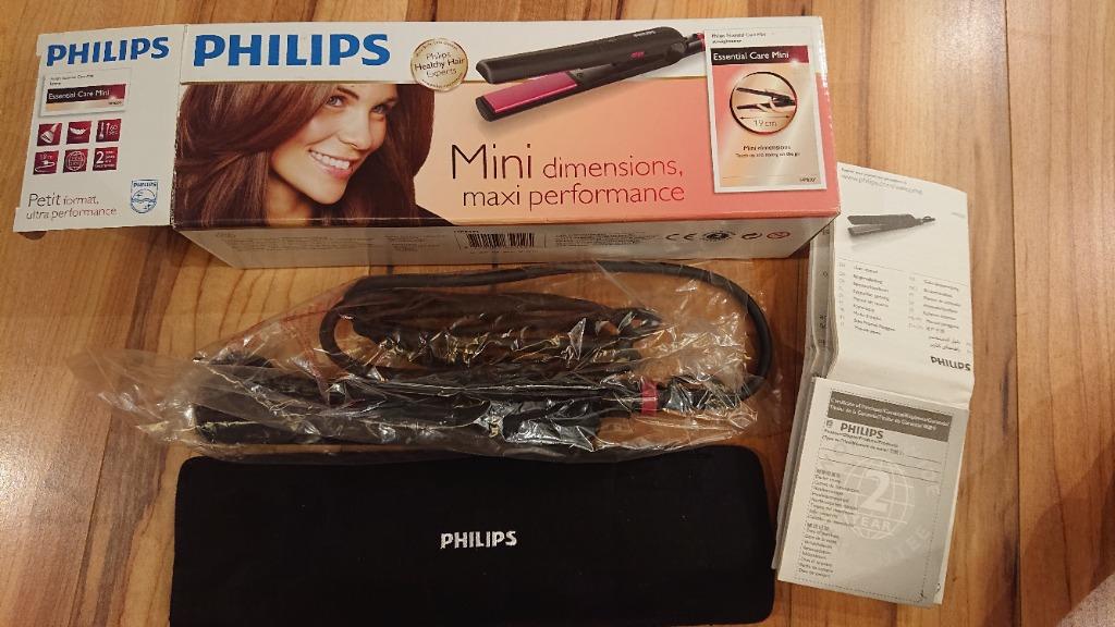 mini hair straightener philips