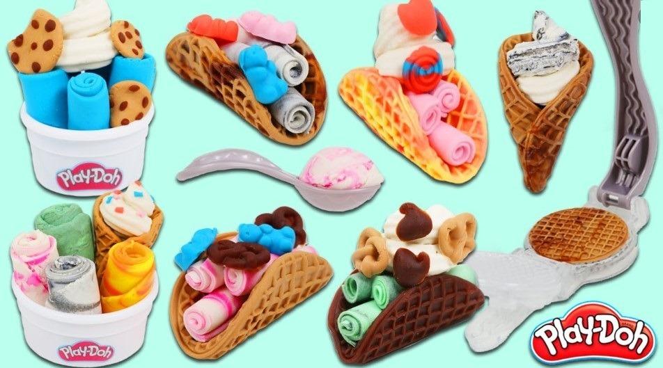 Play Doh Kitchen Creations Rollzies Rolled Ice Cream Playset