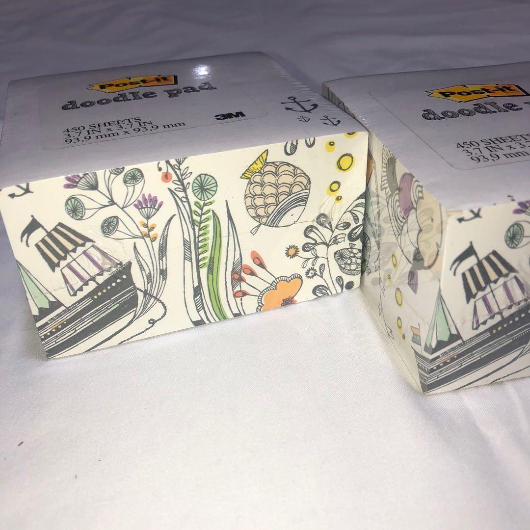 Post-it doodle Pad (Category: Stationery & School Supplies) located in Pasig City. Submitted by decluttertrends (Listing ID 1014708494, Image 2). Description: 2 sets post its.