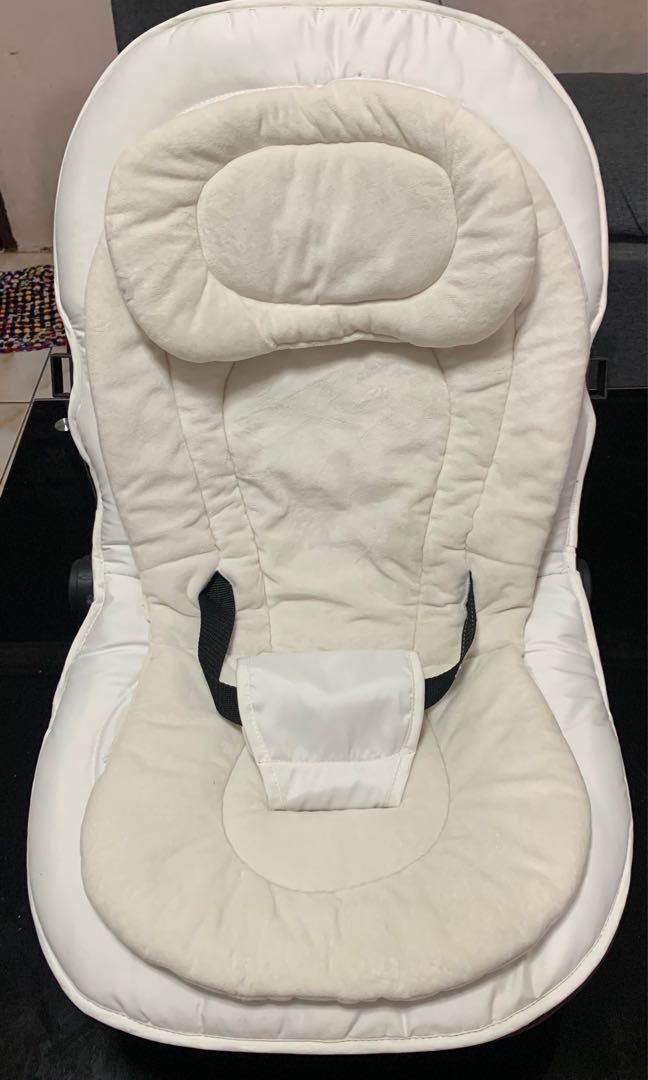 beige baby bouncer