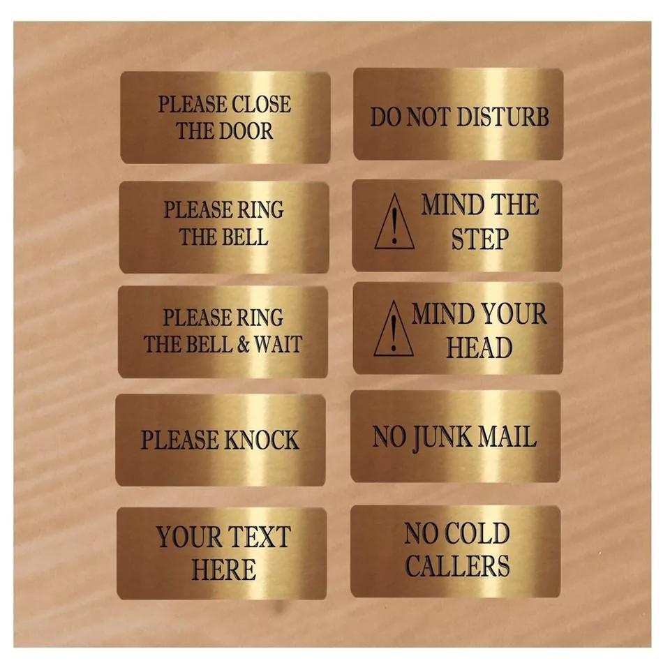 Preorder Add Text To Blank Pvc House Office Door Sign Silver White Gold 15x10cm Bulletin Board Preorders On Carousell