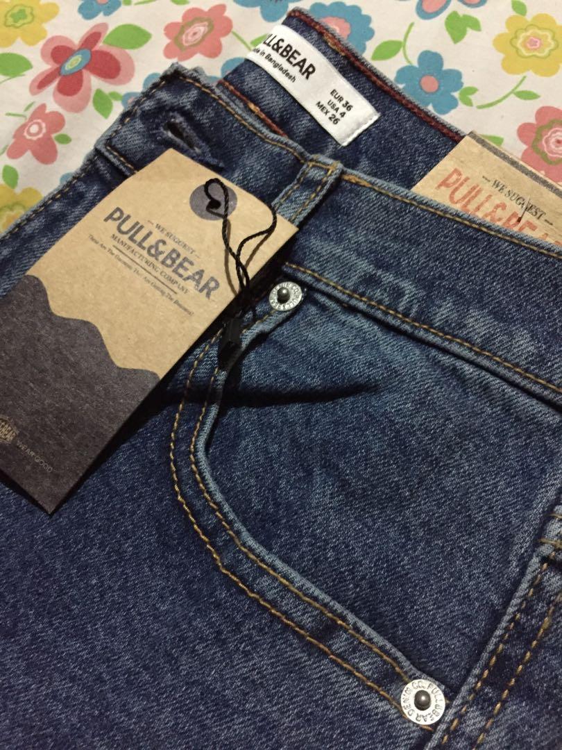 slim fit mom jeans pull and bear
