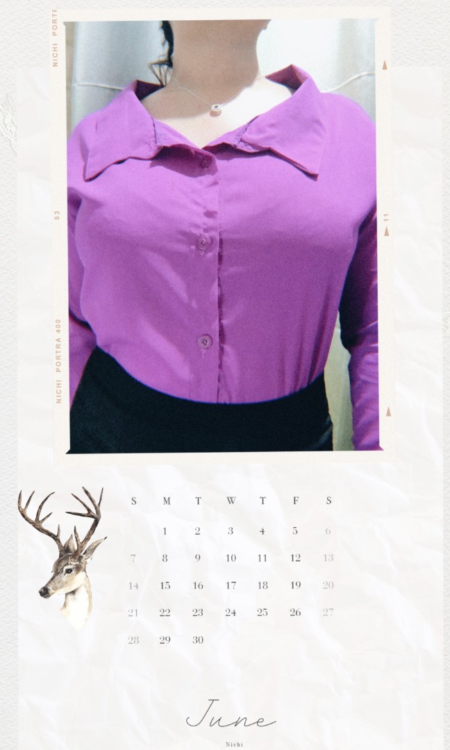 purple office dress