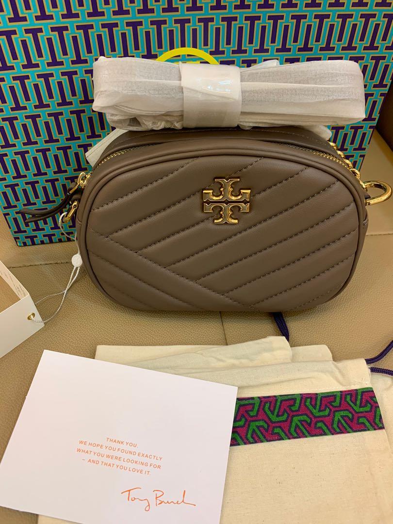Tory burch kira camera bag taupe online