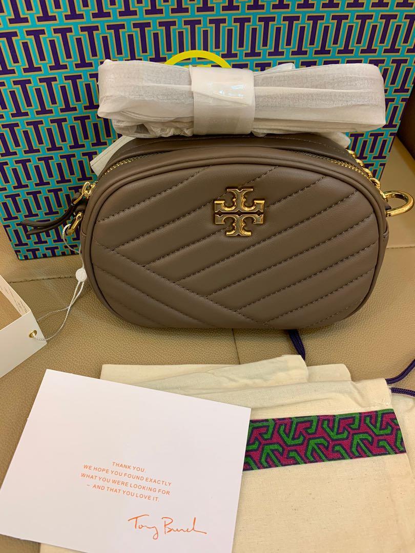 Ready Stock Kira Authentic Tory Burch light taupe small camera bag lamb  skin sling bag with chain, Women's Fashion, Bags & Wallets, Purses &  Pouches on Carousell