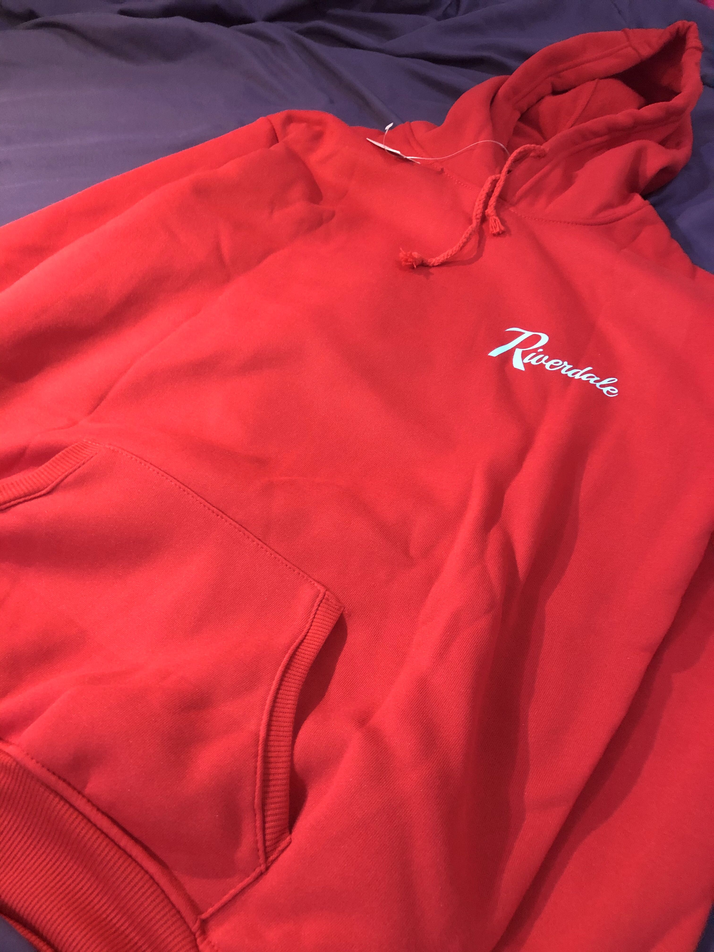 Riverdale South Side Serpents Red Hoodie Women S Fashion Clothes Tops On Carousell