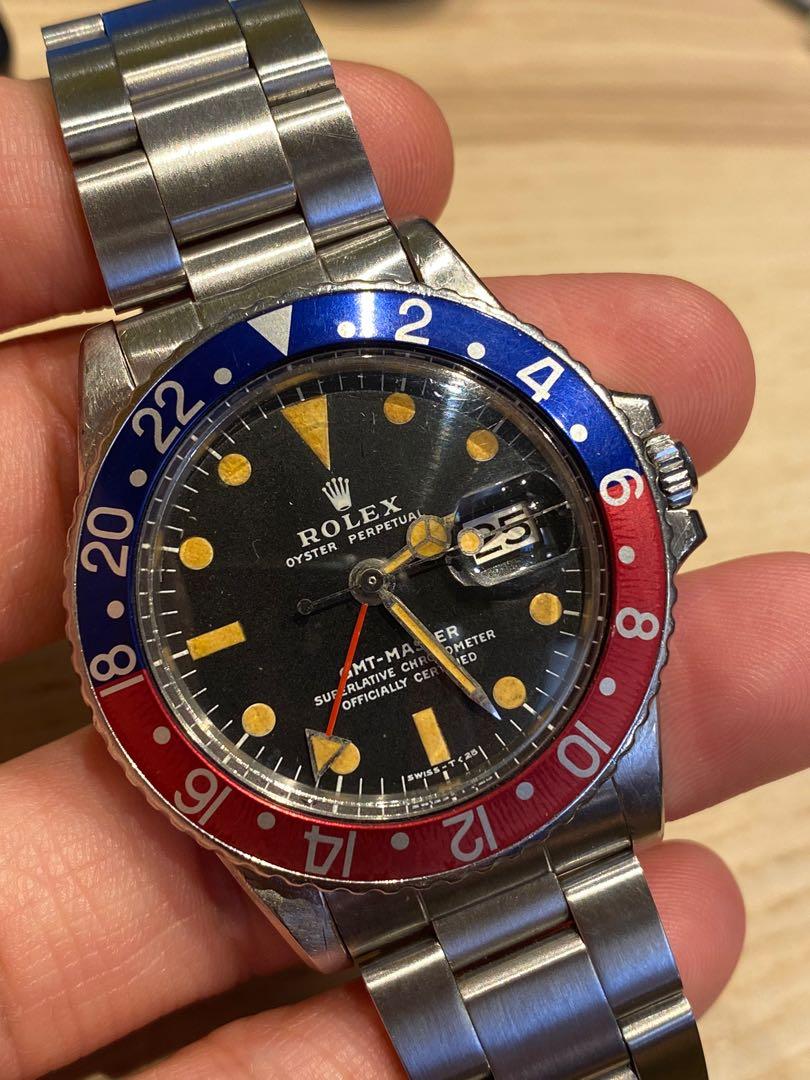 Rolex 1675 GMT Master MK II Dial with Rolex 78360 Bracelet