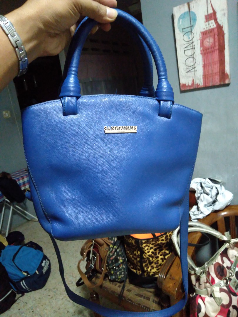 handbag blue colour