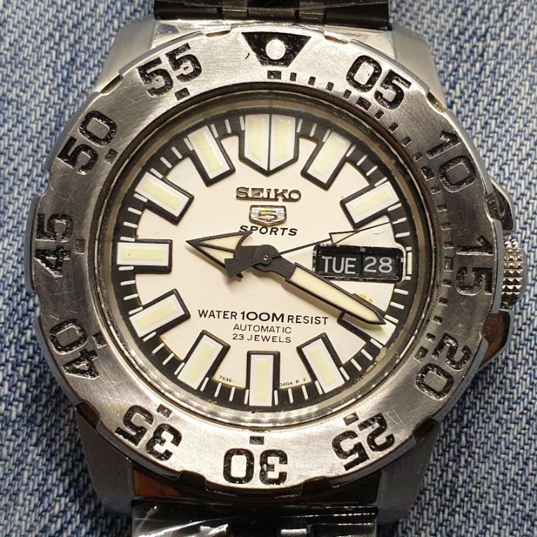 Seiko 5 sports automatic 23 jewels 7s36b price sale