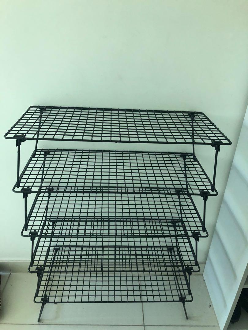 metal mesh shoe rack on Shoe Rack Furniture Others On Carousell