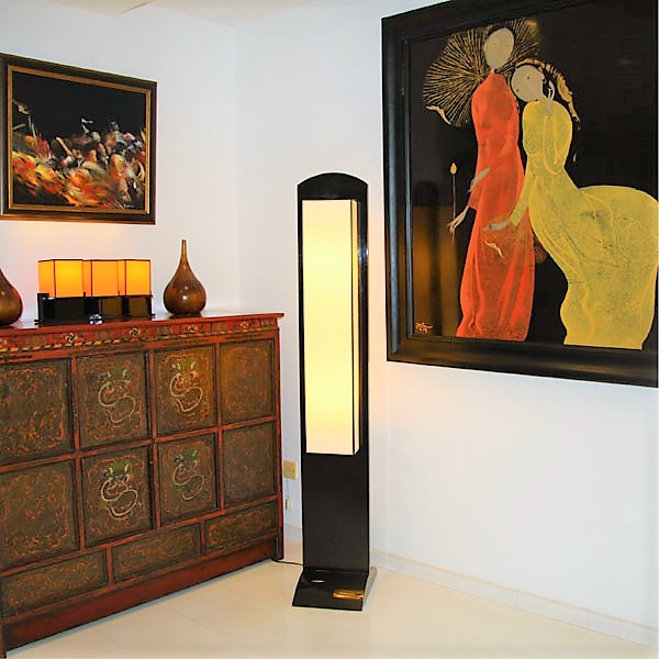 Stella Black Mai Home Floor Lamp Everything Else On Carousell