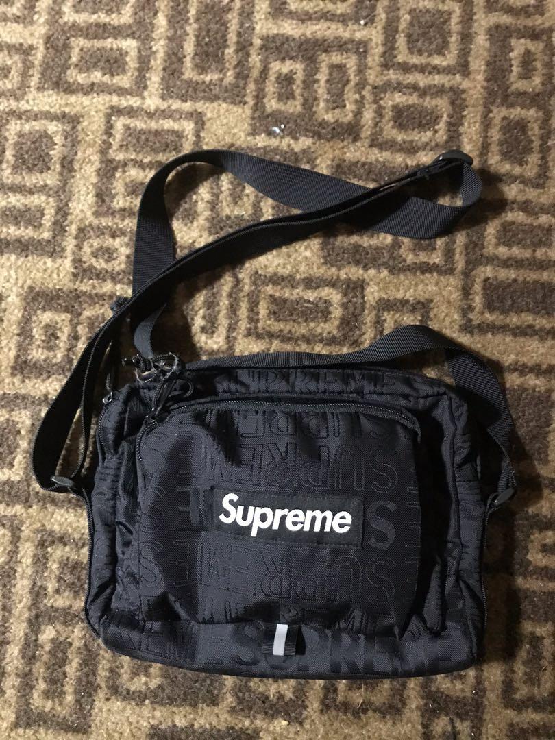 Supreme, Bags, Supreme Waist Bag Ss9 Black