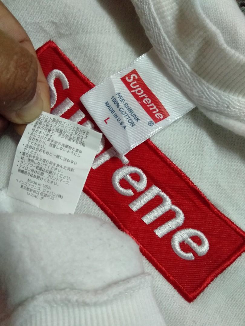 Supreme sweatshirt Men s Fashion Tops Sets Hoodies on Carousell