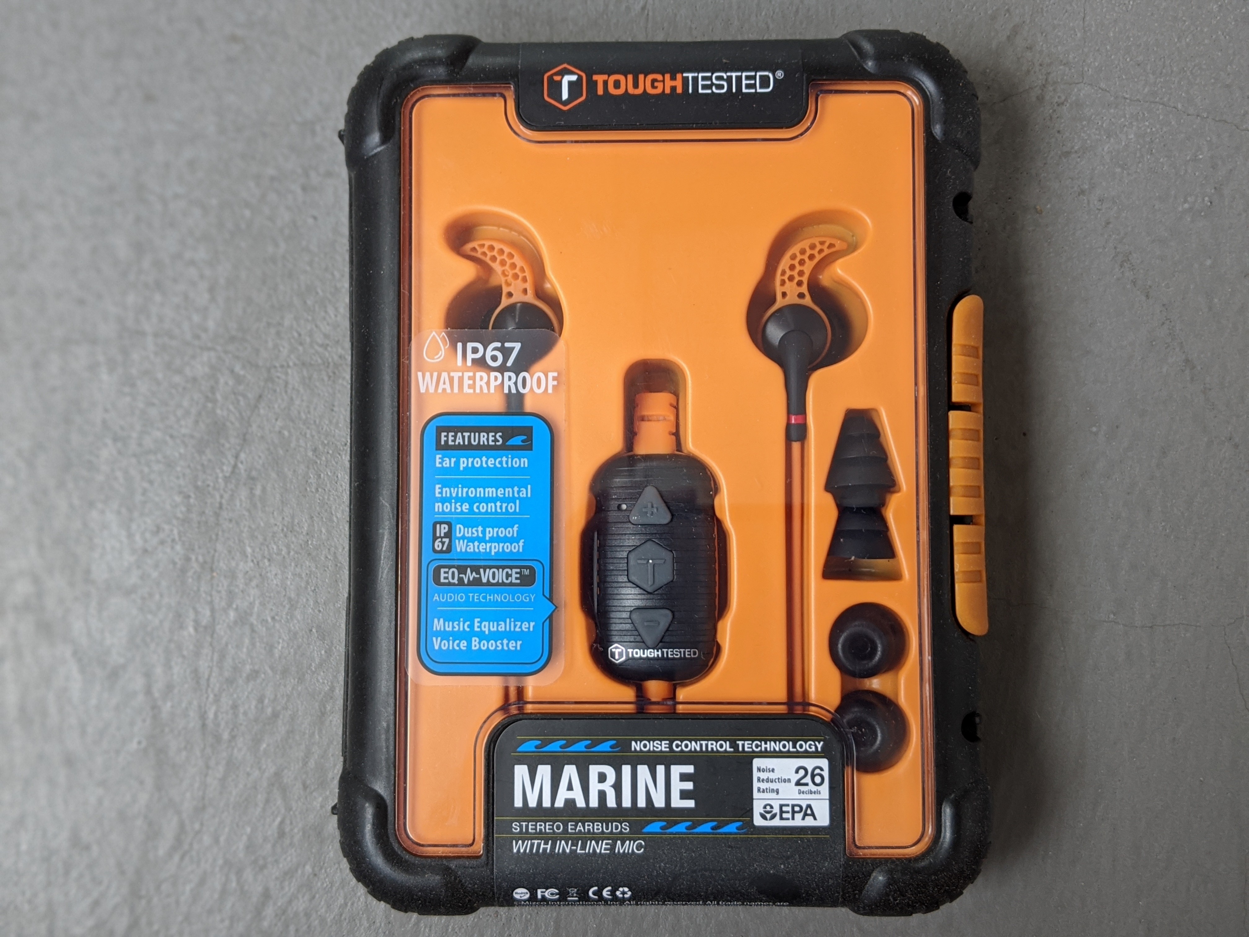 Tough tested marine earbuds clearance
