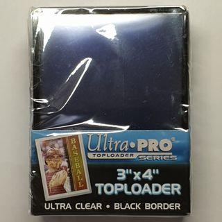 Ultra Pro Toploader Black Border Single