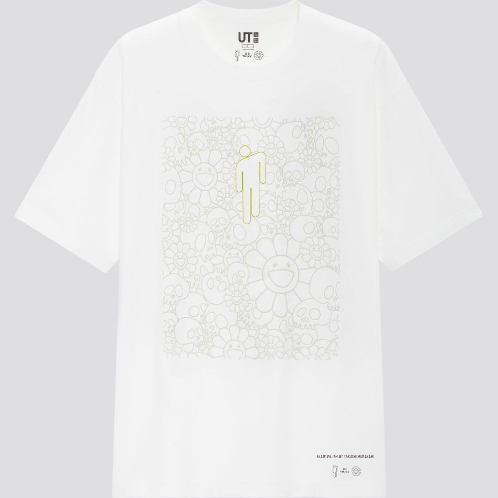 Uniqlo Takashi Murakami Mens White Short Sleeve Shirt Sz Medium NWT