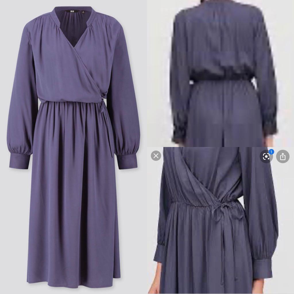 Uniqlo wrap dress clearance