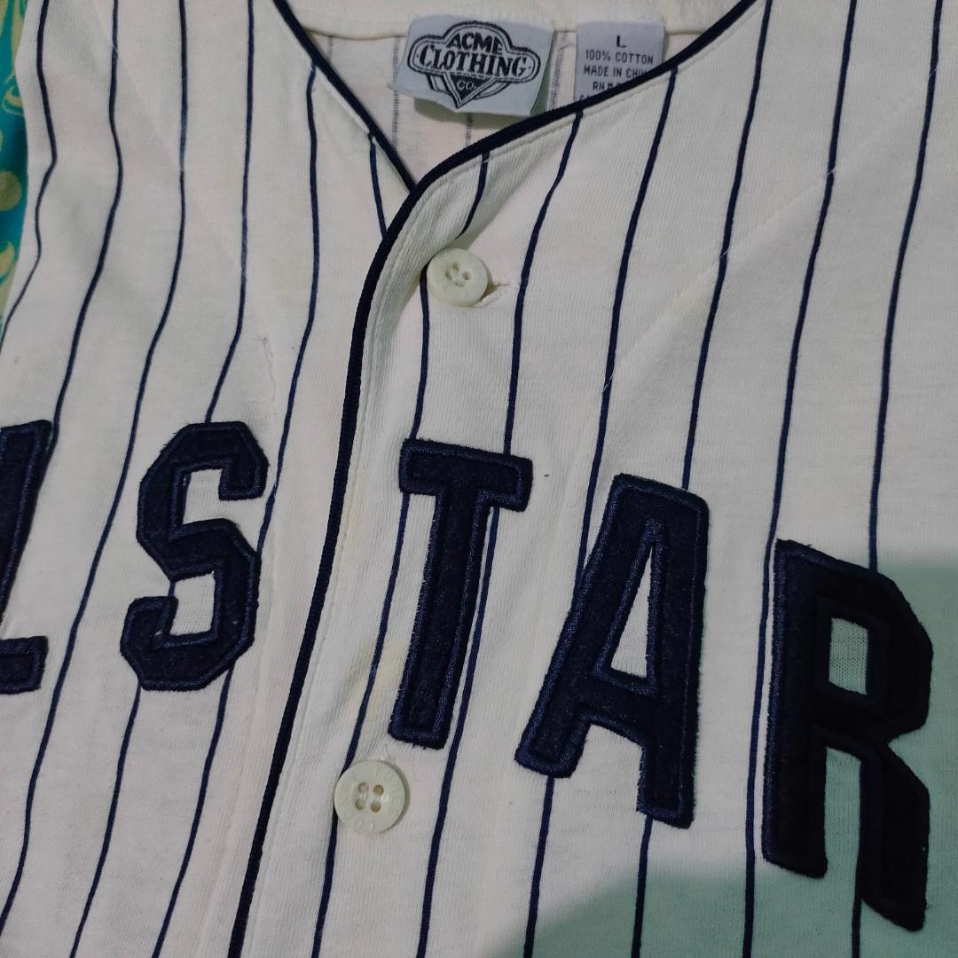 Vintage Official ALL STAR CAFE 90s Restaurant Baseball Jersey Shirt Mens  Large