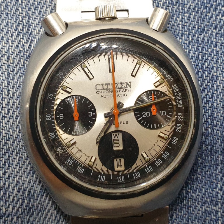 Vintage Citizen Bullhead Chronograph 67-9020, Women's Fashion, Watches &  Accessories, Watches on Carousell