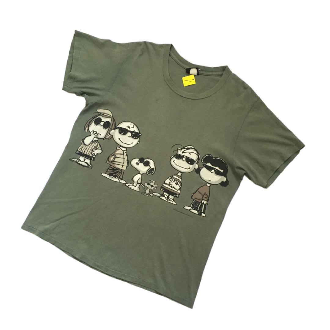 Vintage Peanuts Snoopy Cartoon Tshirt Men S Fashion Clothes Tops On Carousell