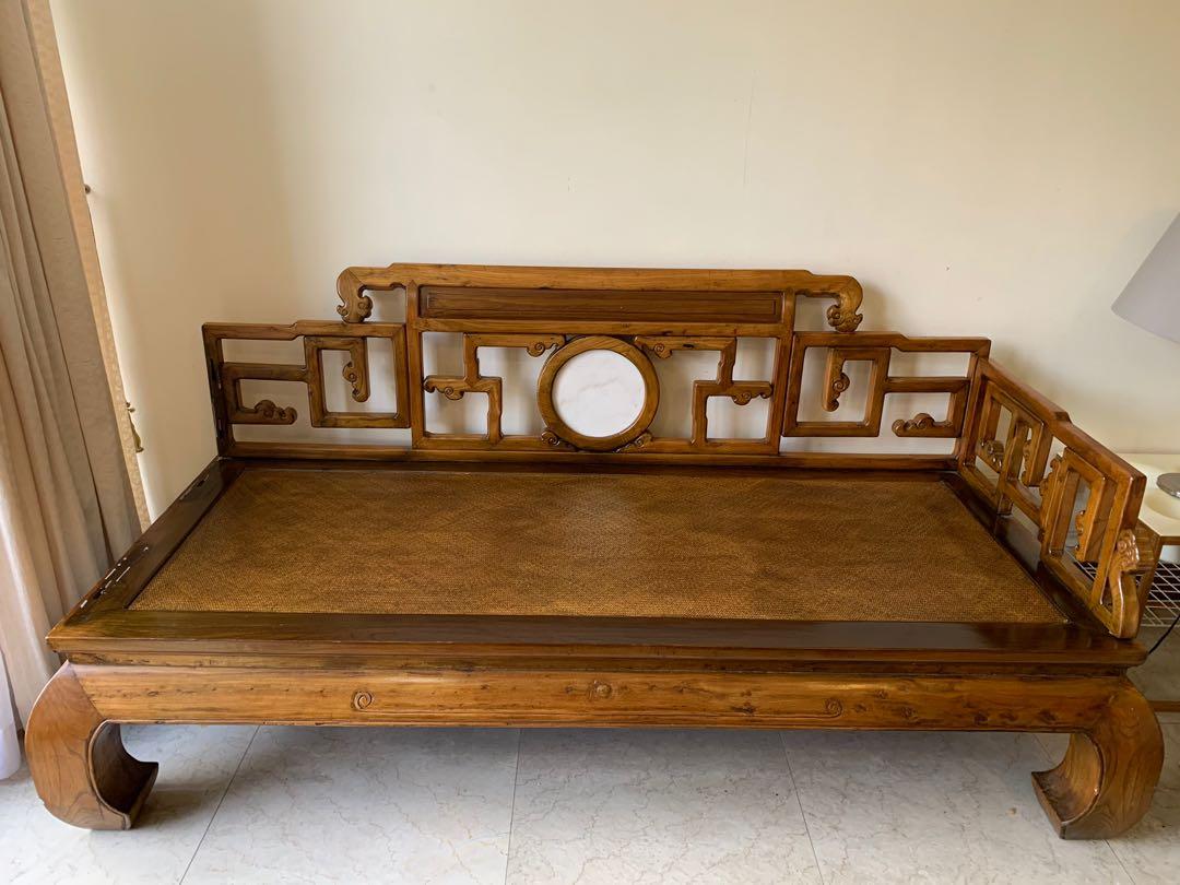 Vintage Wooden Bench Large Sofa Furniture Sofas On Carousell