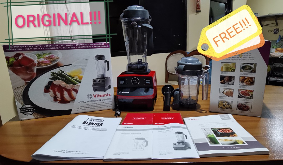 vitamix blender (220V) + freebie!!, TV & Home Appliances, Kitchen