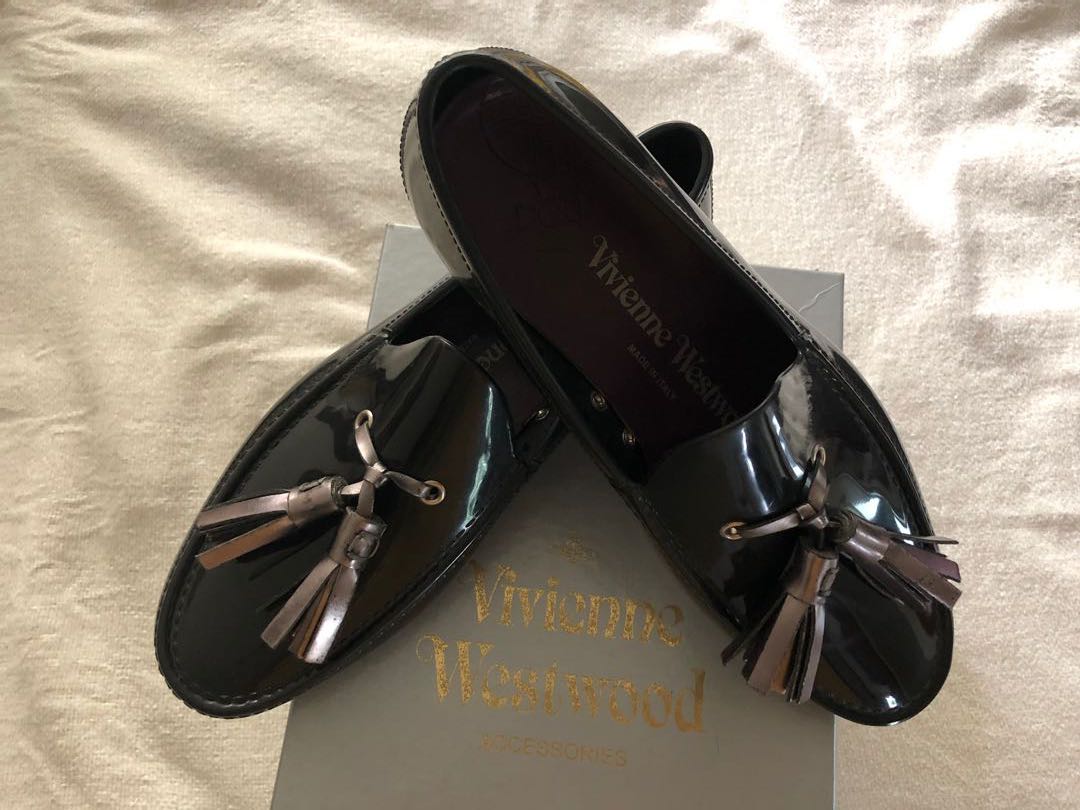 Vivienne Westwood Black Tassel Mocassin, Men's Fashion, Footwear, Dress ...