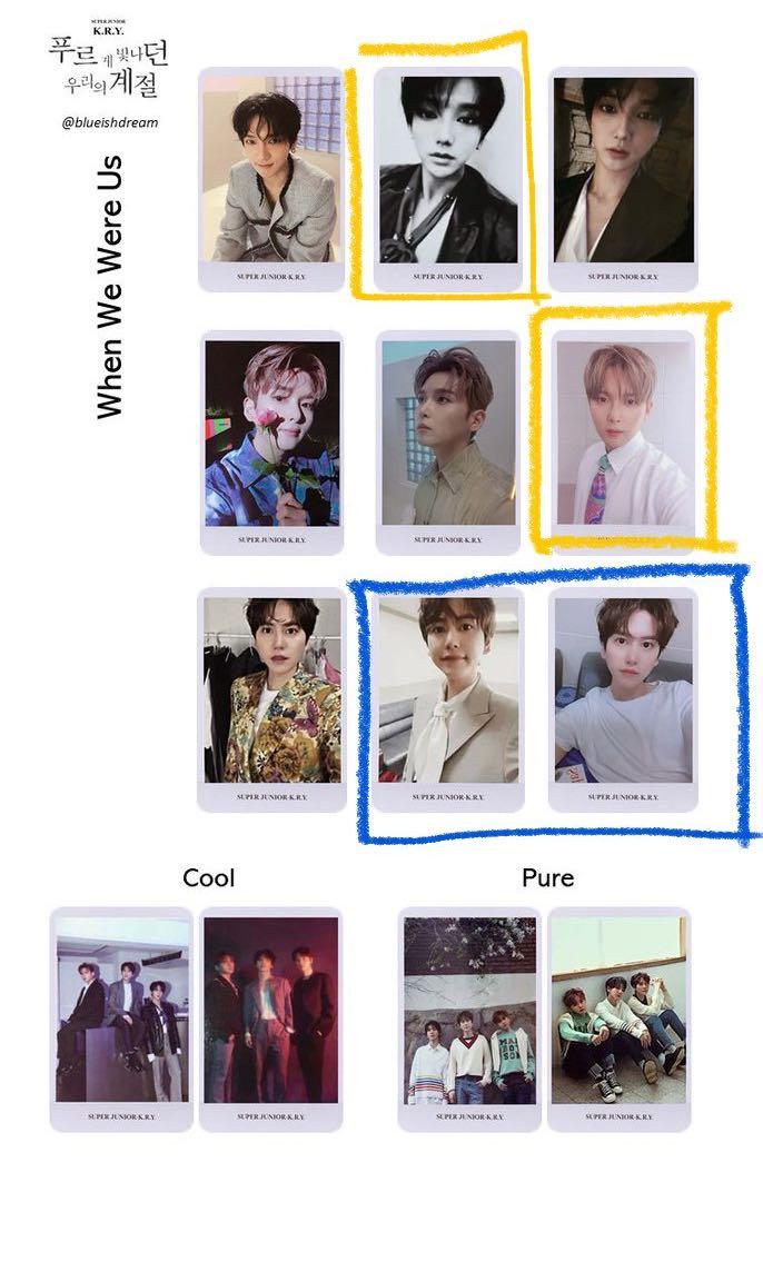 Wts Super Junior Kry When We Were Us Entertainment K Wave On Carousell