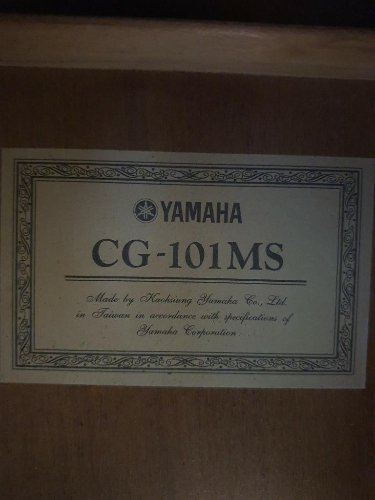 Yamaha CG101MS Solid Spruce Top Classical Matt Finish Nylon String