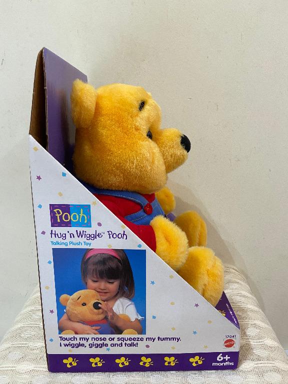 Talking winnie the sale pooh plush toy