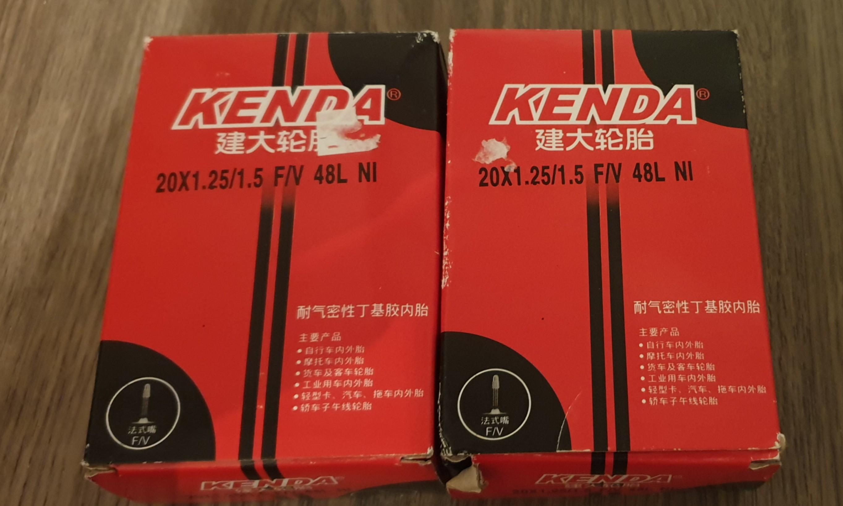 New kenda Tubes 26/" x 1.5-1.75/" 48mm Presta Valve Removable Valve x 2 PAIR