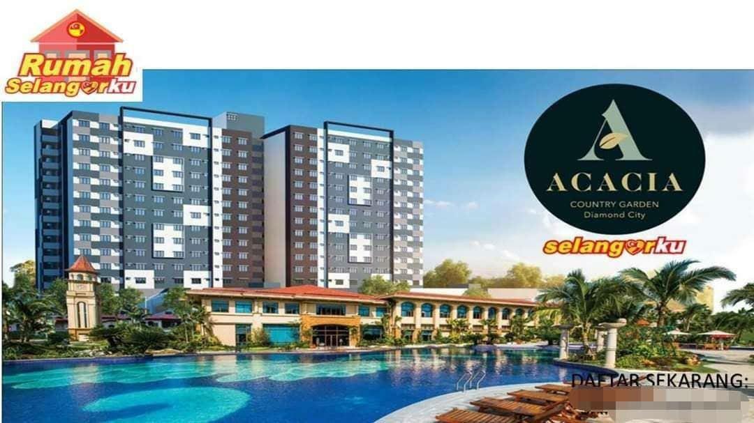 Acacia Diamond Residence, diamond city, Semenyih rumah selangor ku