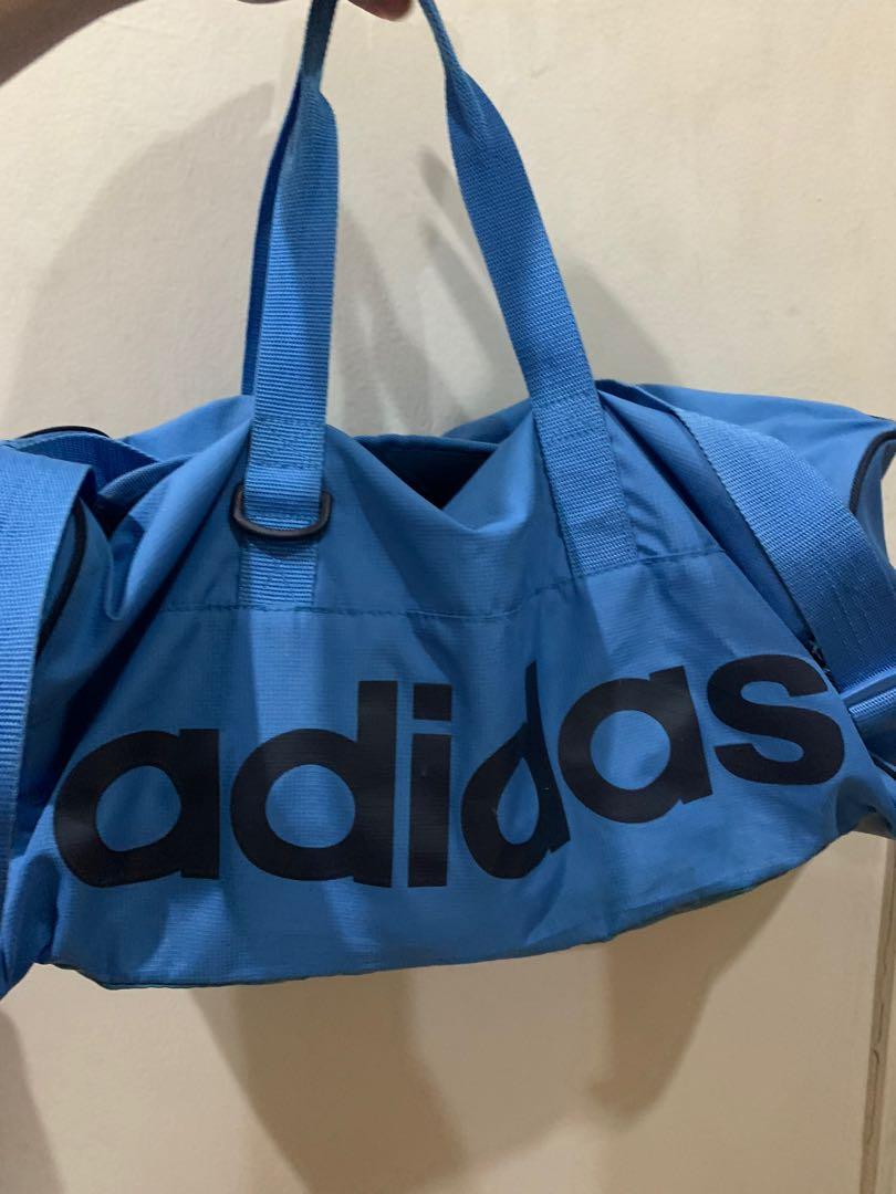 Adidas blue duffel bag, Men's Fashion, Bags, Backpacks on Carousell