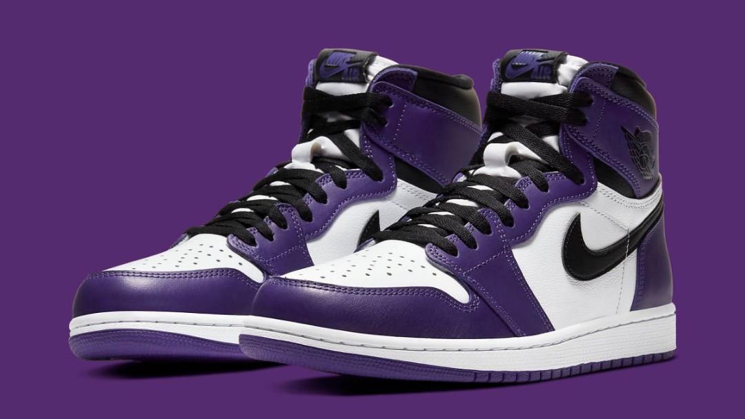 Air Jordan 1 Court Purple 2.0, Men's 
