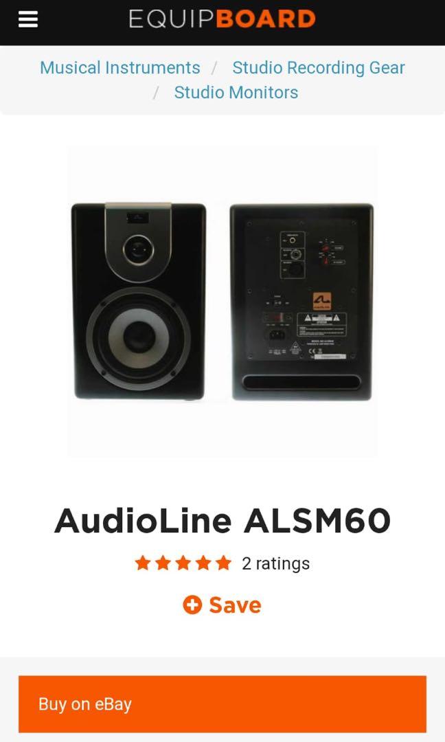 AudioLine ALSM60 Speakers, Audio 