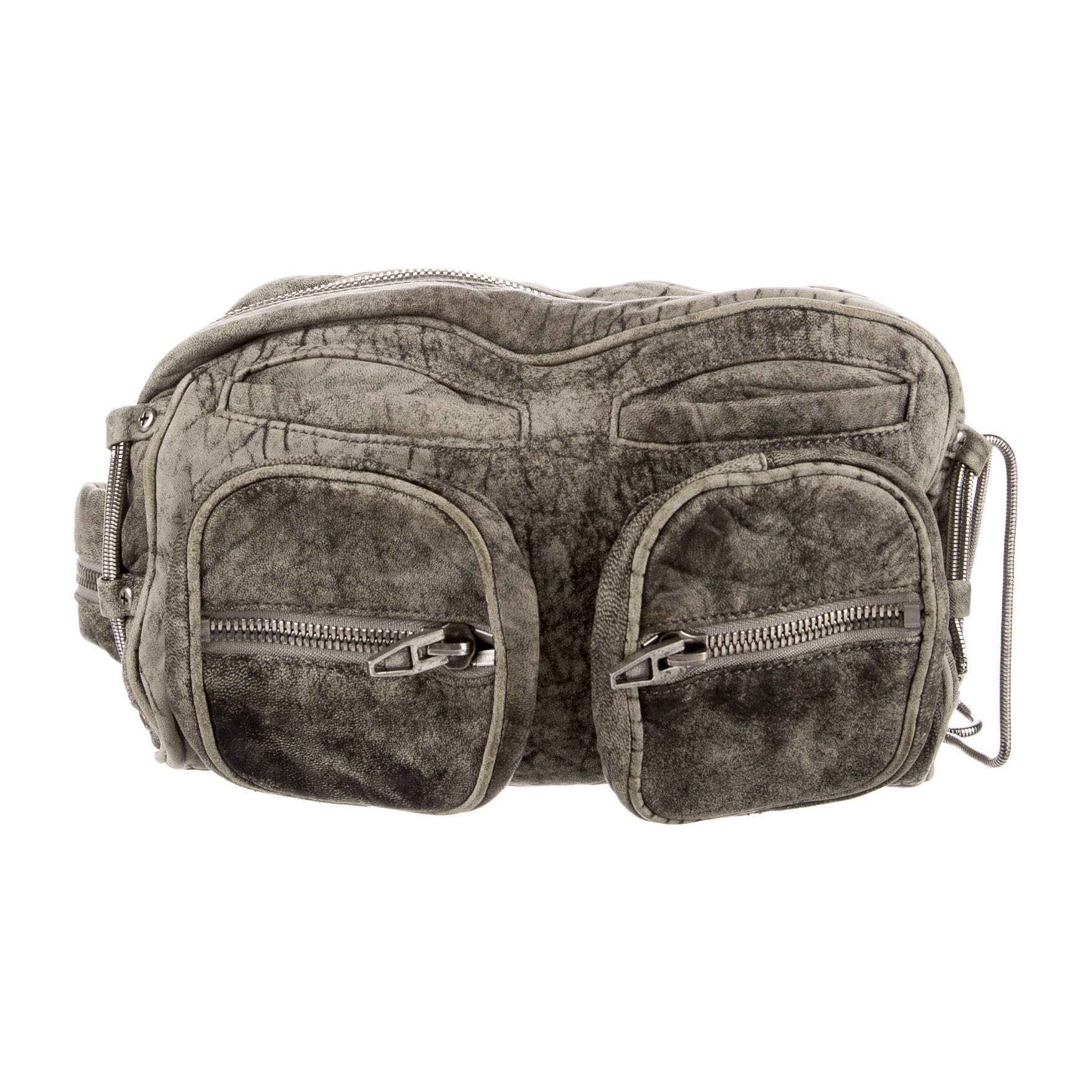Authentic Alexander Wang Brenda Distressed Leather Chain Bag