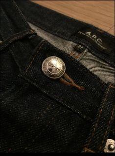 Authentic A.P.C selvedge denim - indigo blue