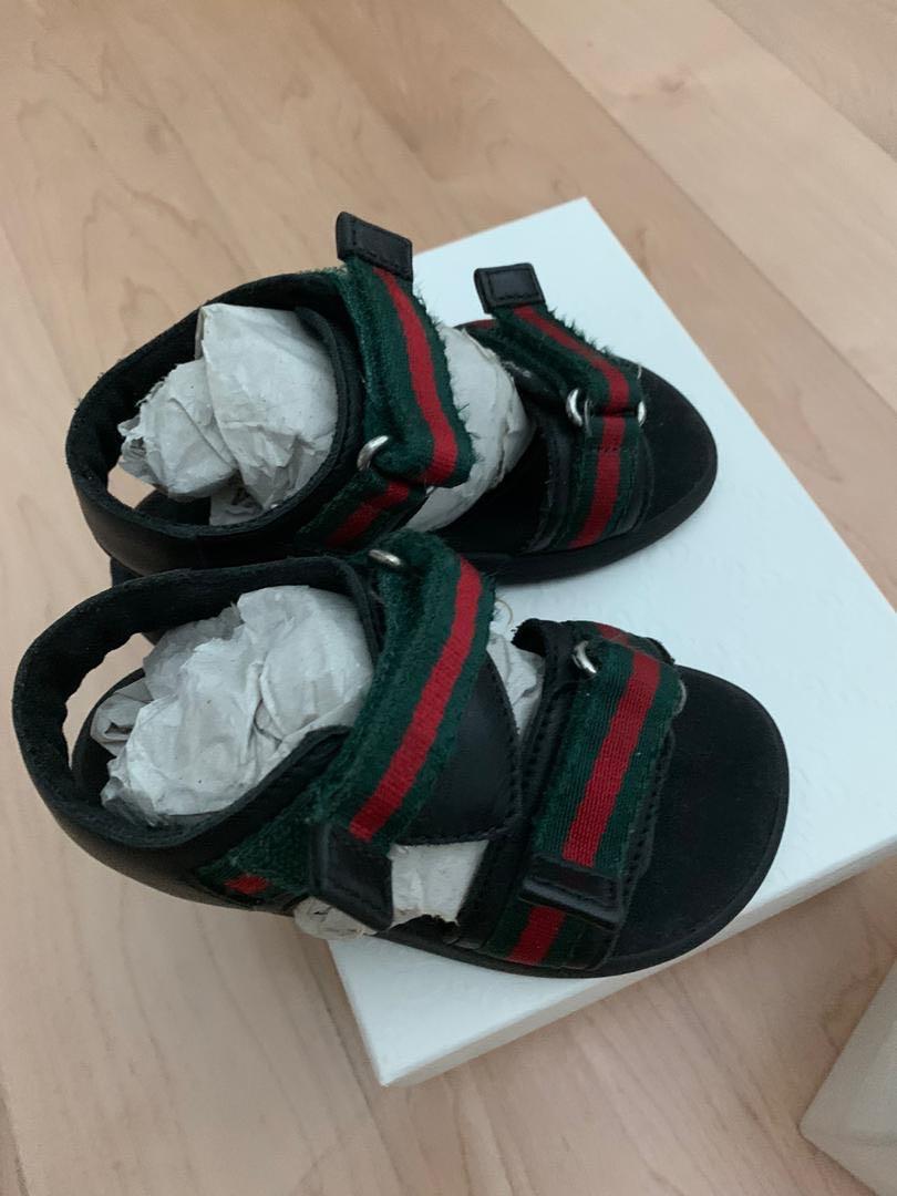 gucci baby sandals