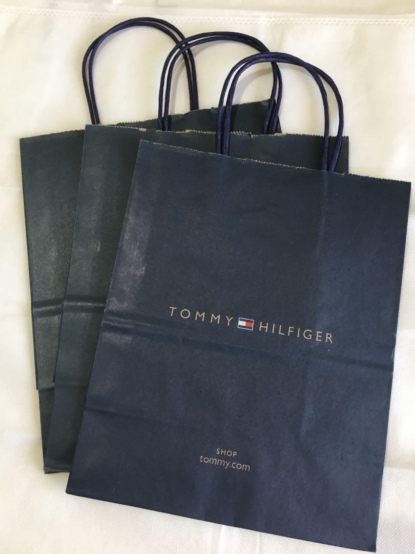 tommy hilfiger shopping paper bag