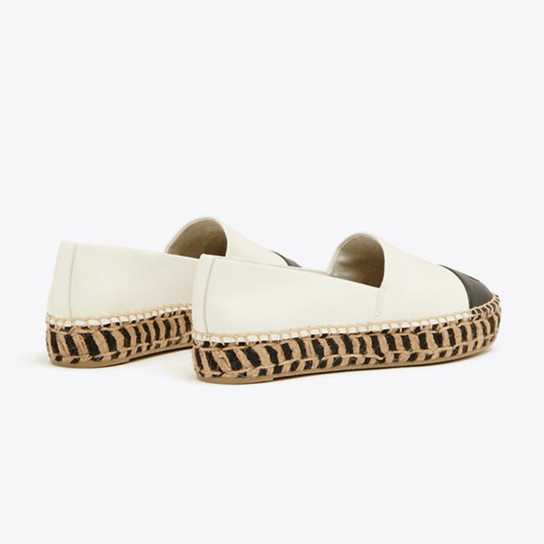 Tory burch color block platform espadrille sales